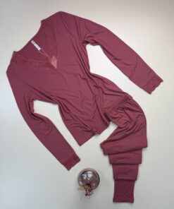 Pyjama haut manche longue " Saumon "