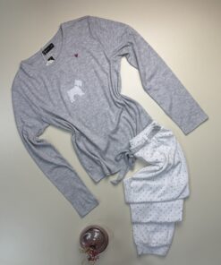 Pyjama haut manche longue " Gris "