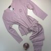 Pyjama pantalon haut manche longue " Rose "