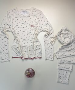 Alternative view of Pyjama pantalon haut manche longue " Blanc cassé "