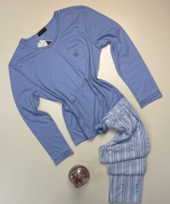 Pyjama haut manche longue " Bleu "