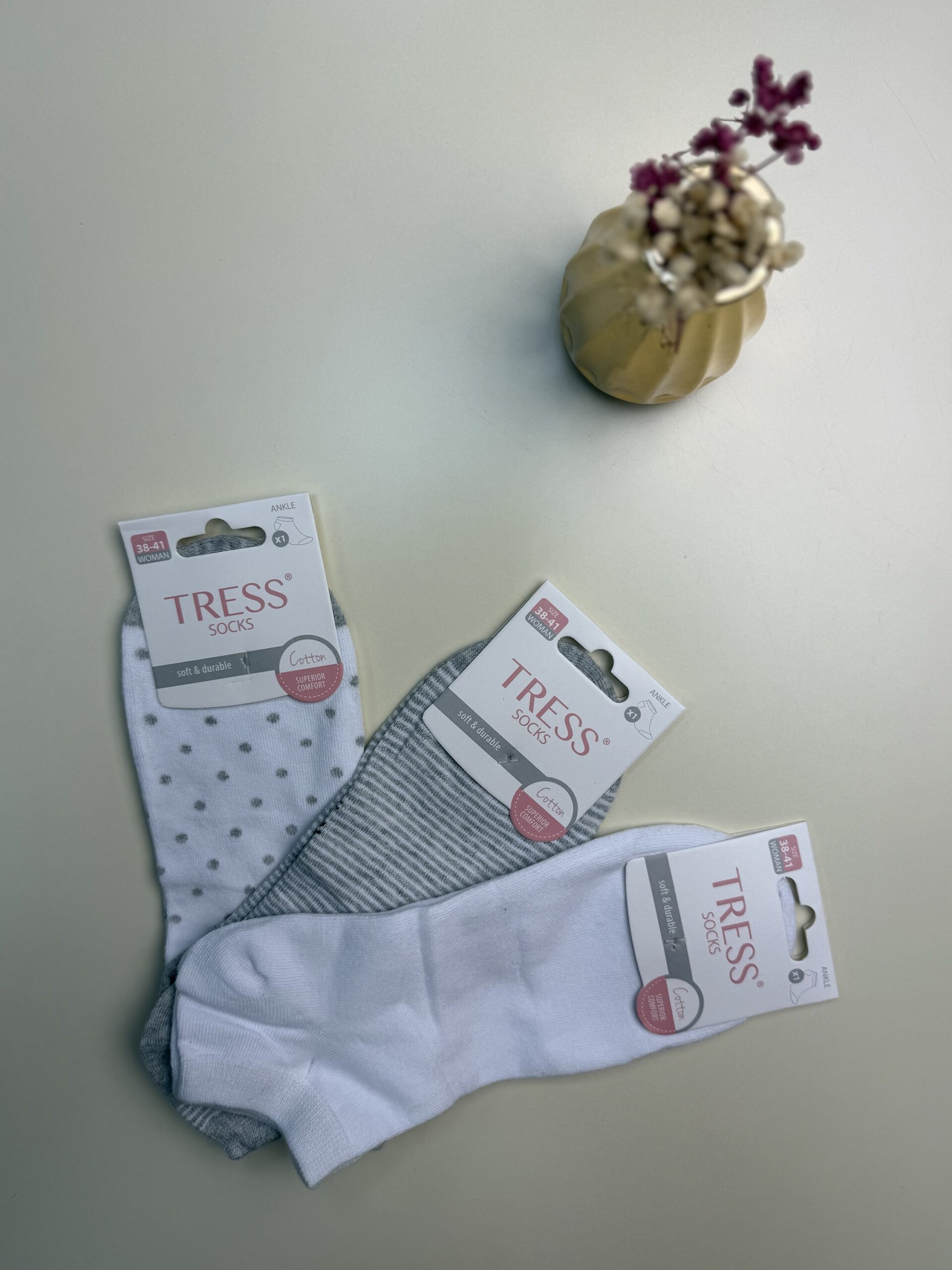 Pack de 3 chaussettes Tress