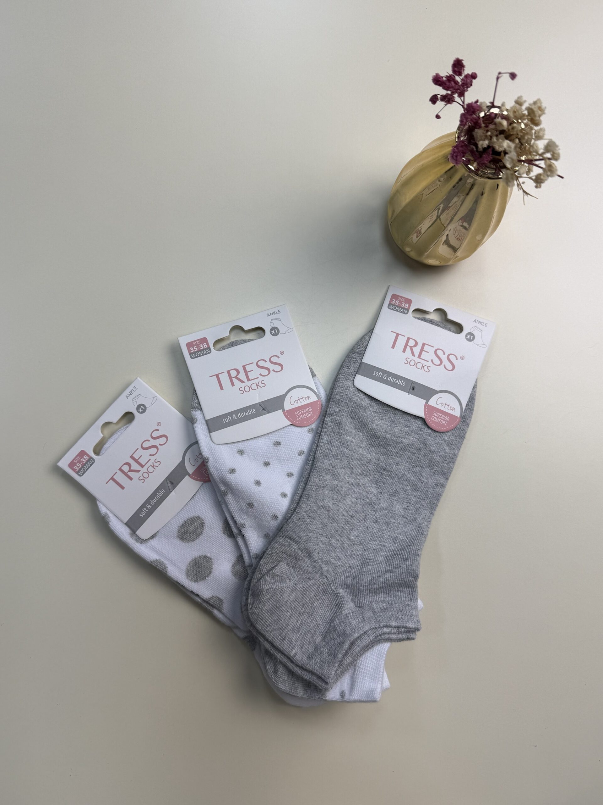 Pack de 3 chaussettes Tress