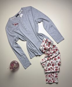 Pyjama Manche Longue "Gris"