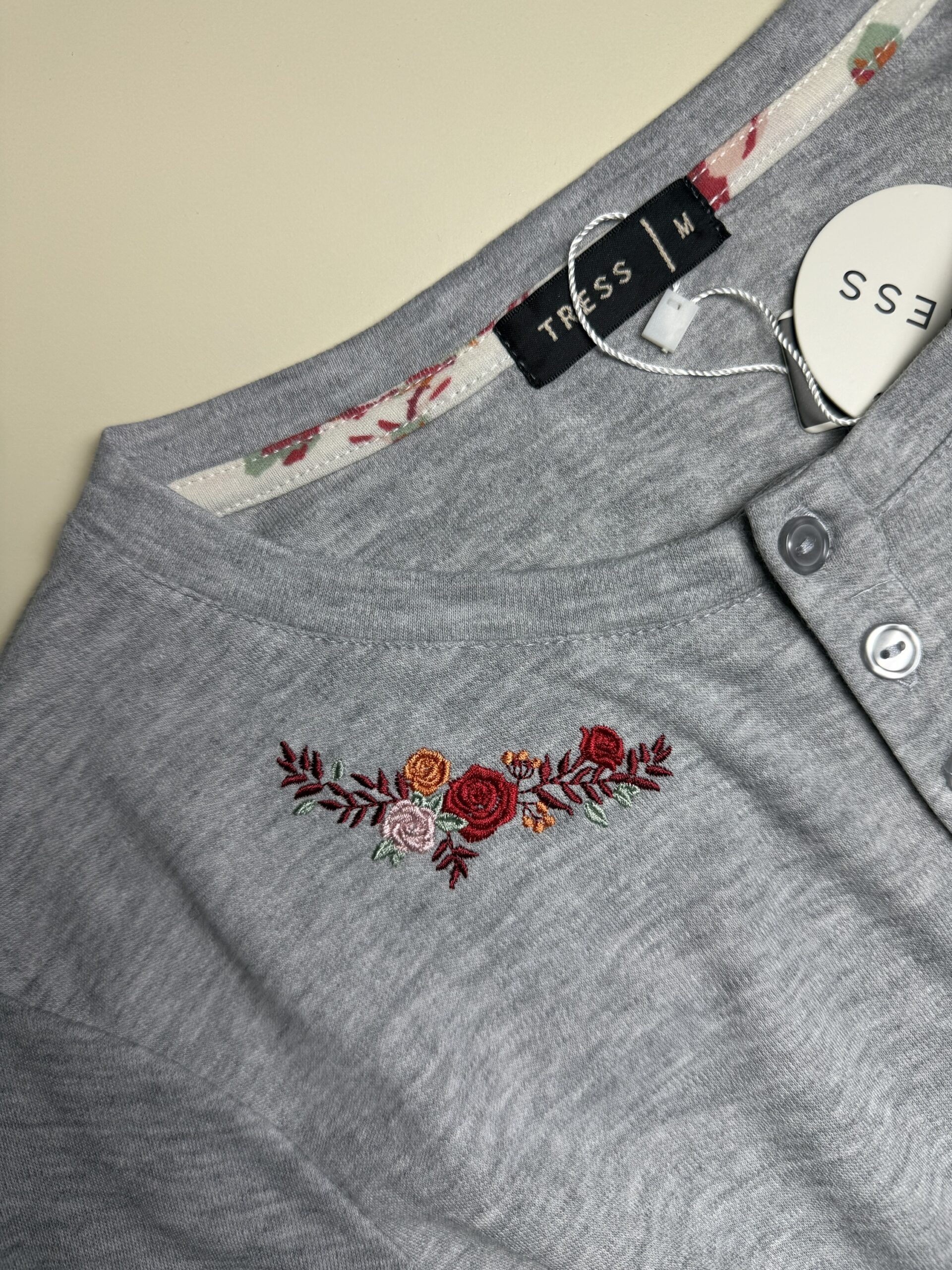 Pyjama Manche Longue "Gris" – Image 3