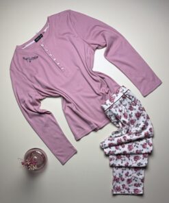 Pyjama Manche Longue "Rose"