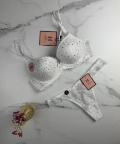 Ensemble 2pcs H Push up " Blanc "