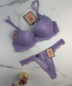 Ensemble 2pcs H Push up " Mauve "