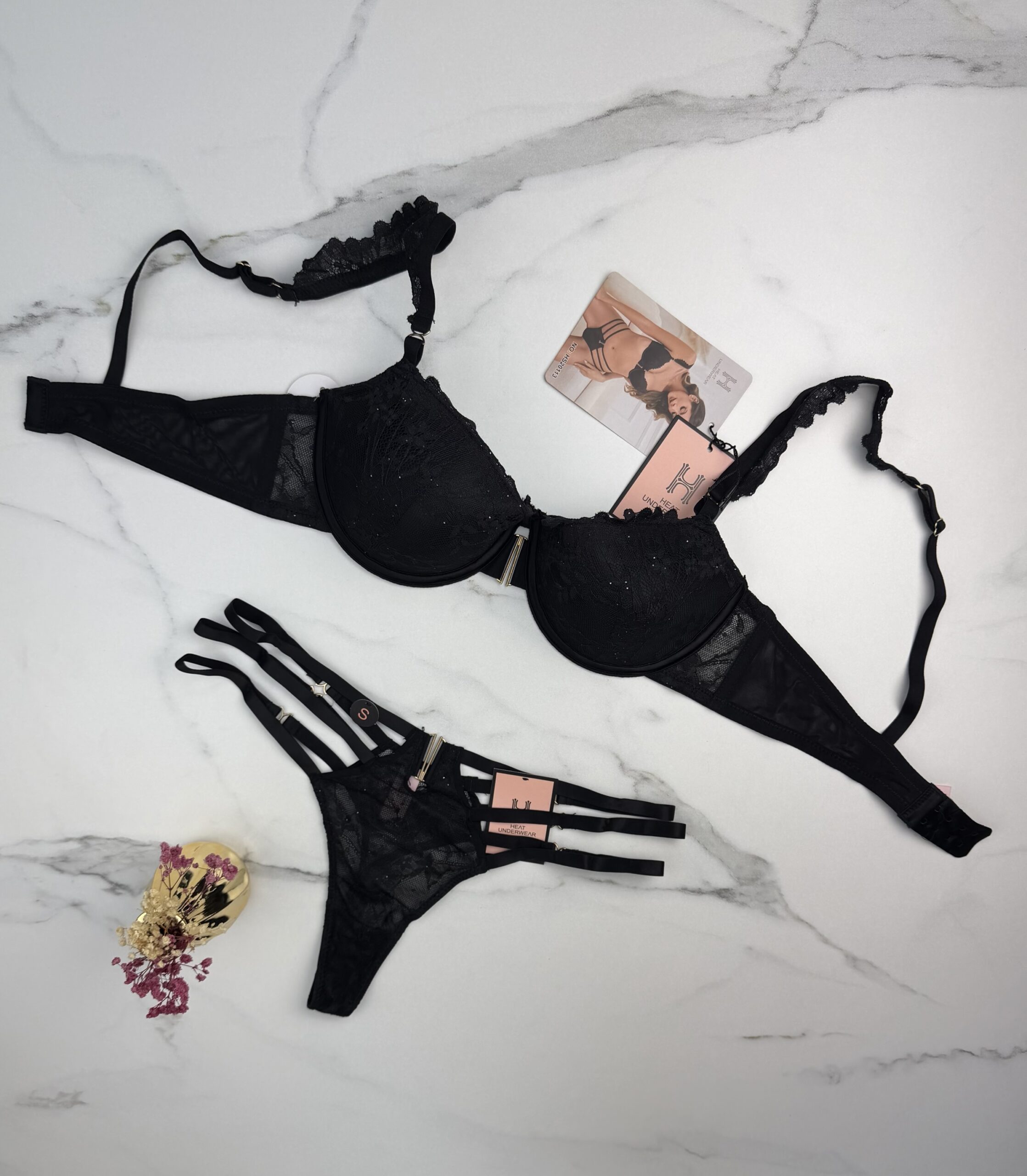 Ensemble 2pcs H push up "Noir" – Image 4