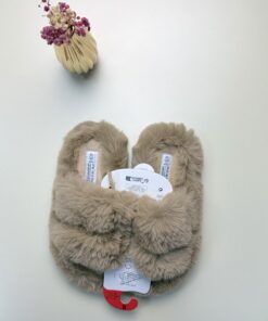 Alternative view of Pantoufle en fourrure - Primark - Camel