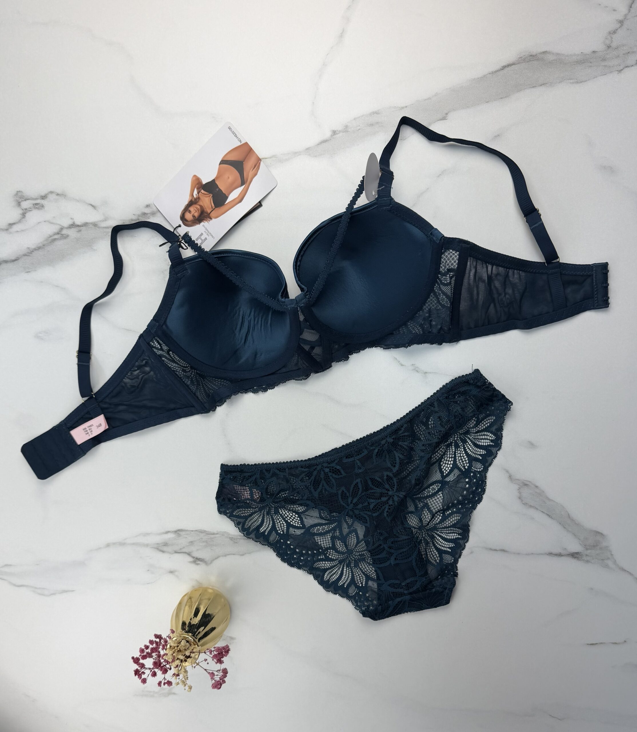 Ensemble 2pcs H Push up " Bleu/vert " – Image 4