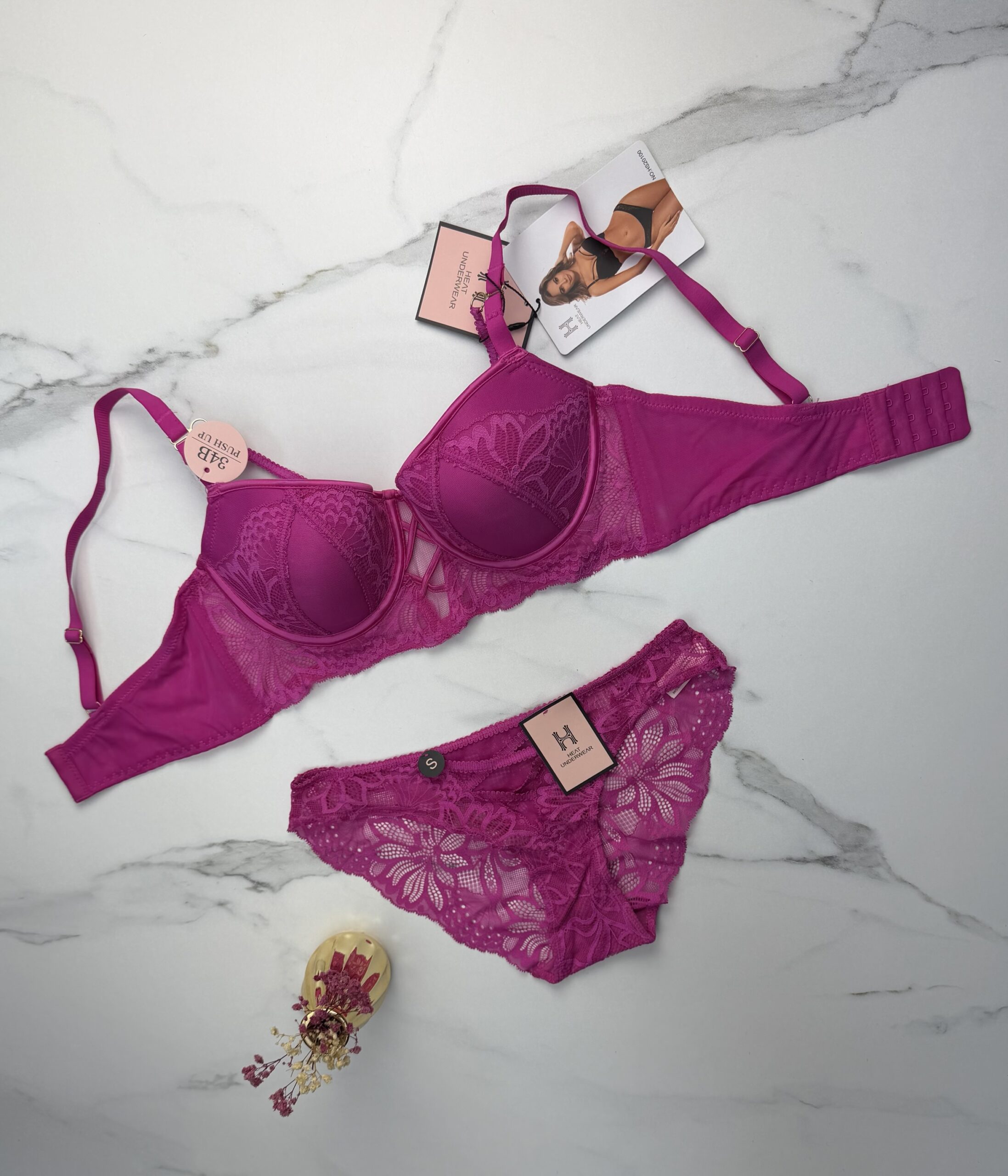Ensemble 2pcs H Push up " Fushia " – Image 5