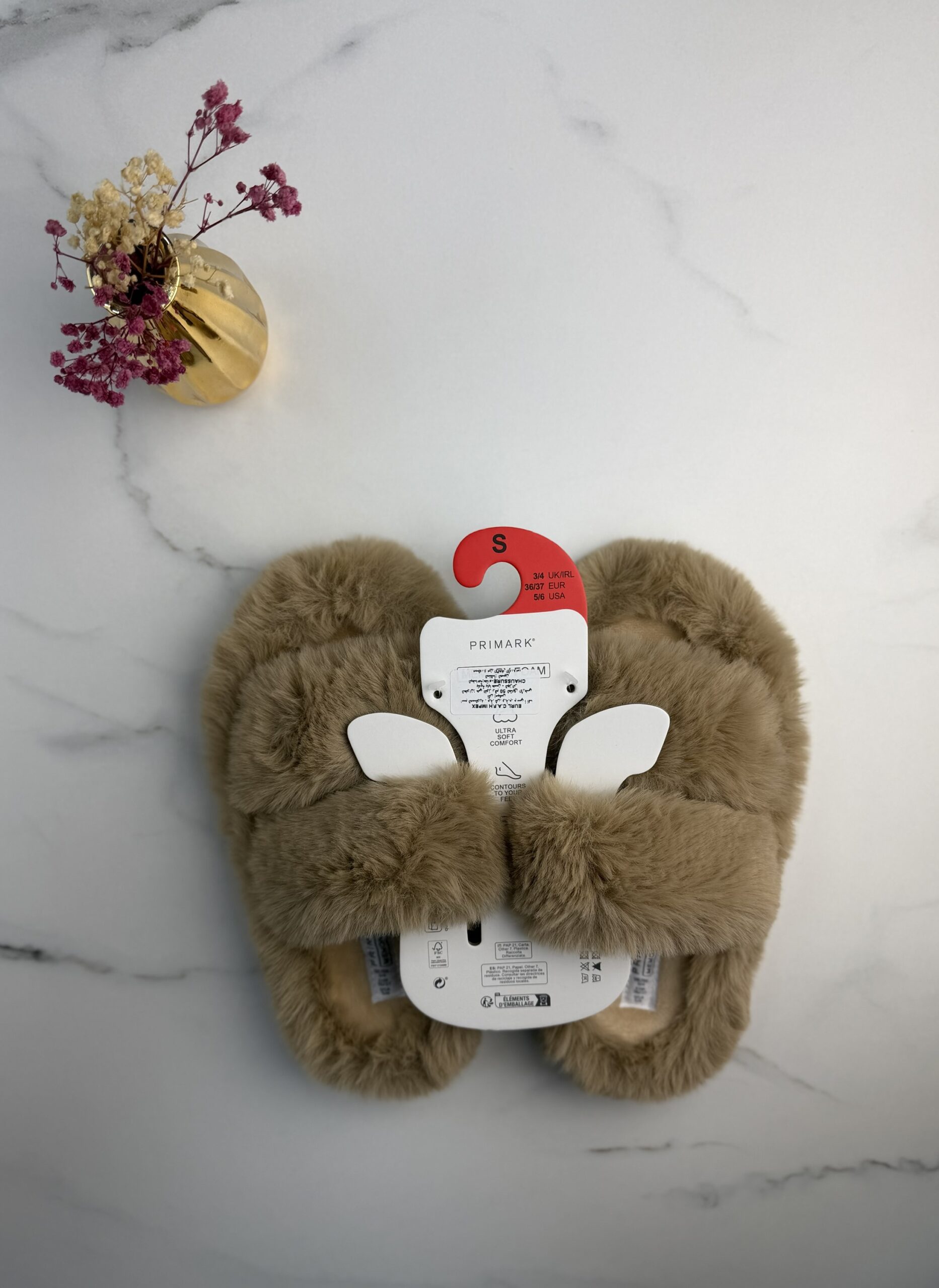 Pantoufle en fourrure - Primark - Camel – Image 2