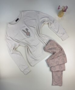 Pyjama haut manche longue " Beige "