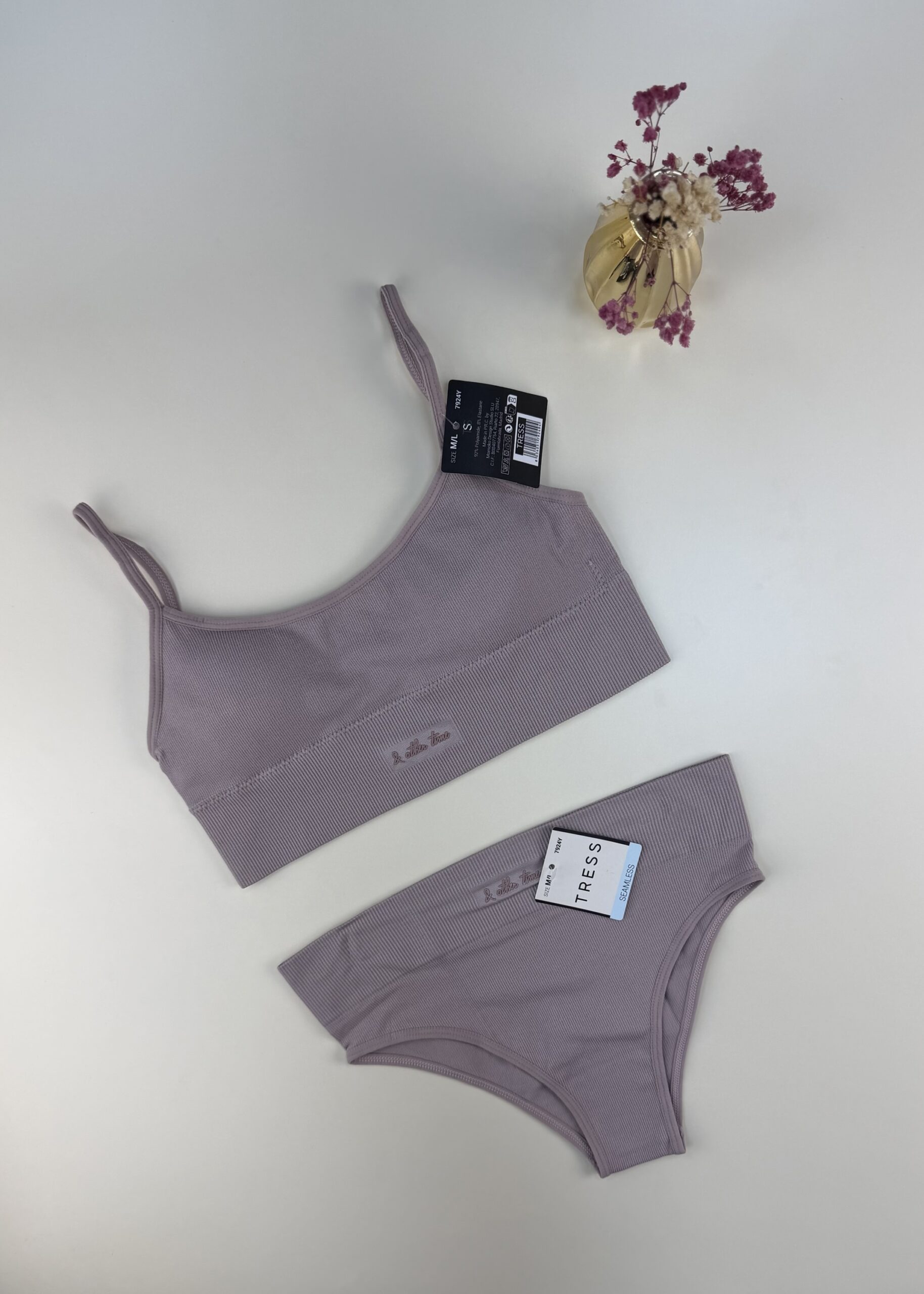 Ensemble 2pcs Tress "Bois de rose"