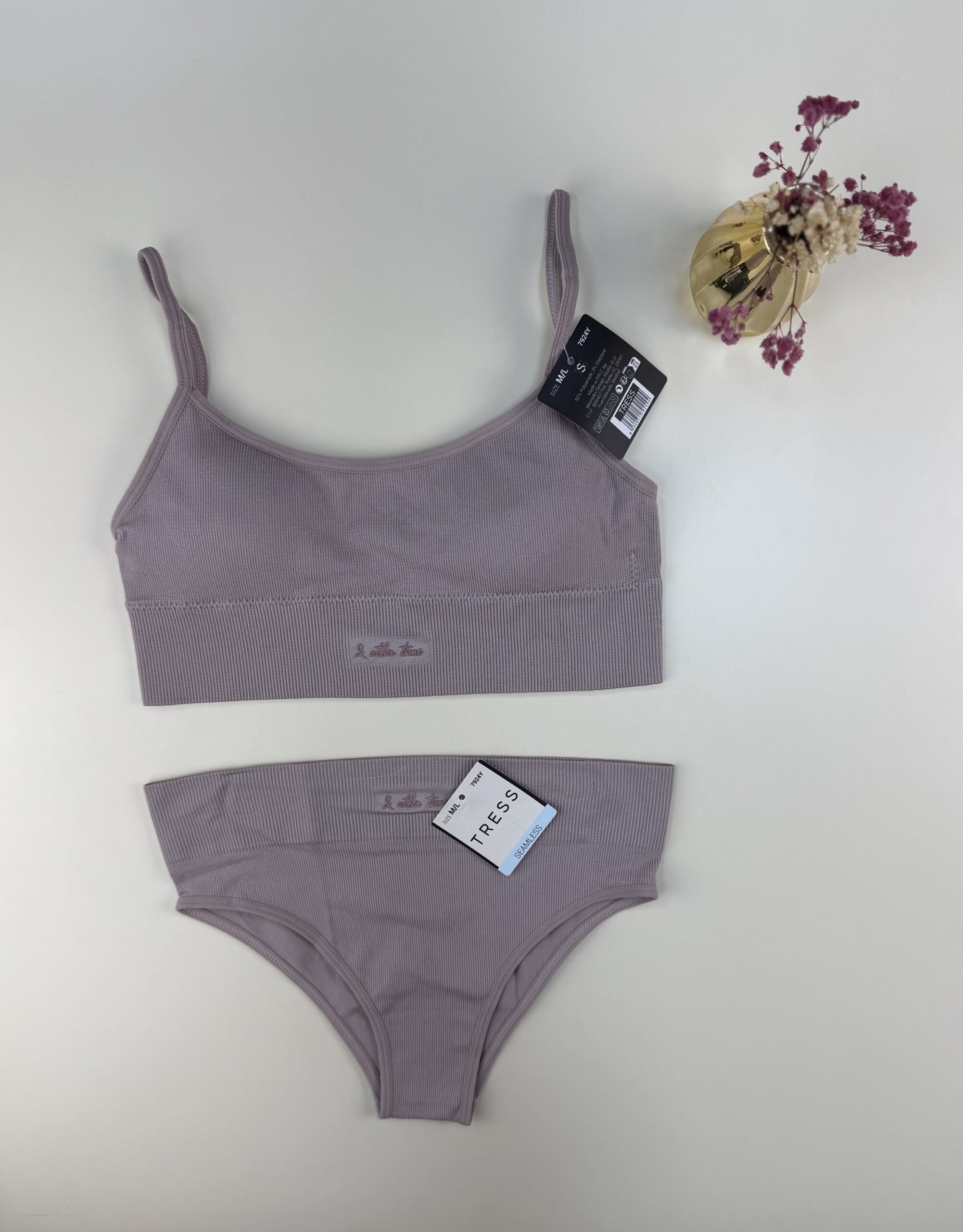 Ensemble 2pcs Tress "Bois de rose" – Image 2