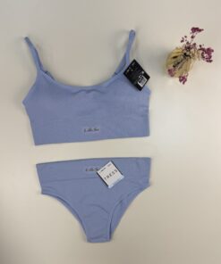 Alternative view of Ensemble 2pcs Tress "Bleu"