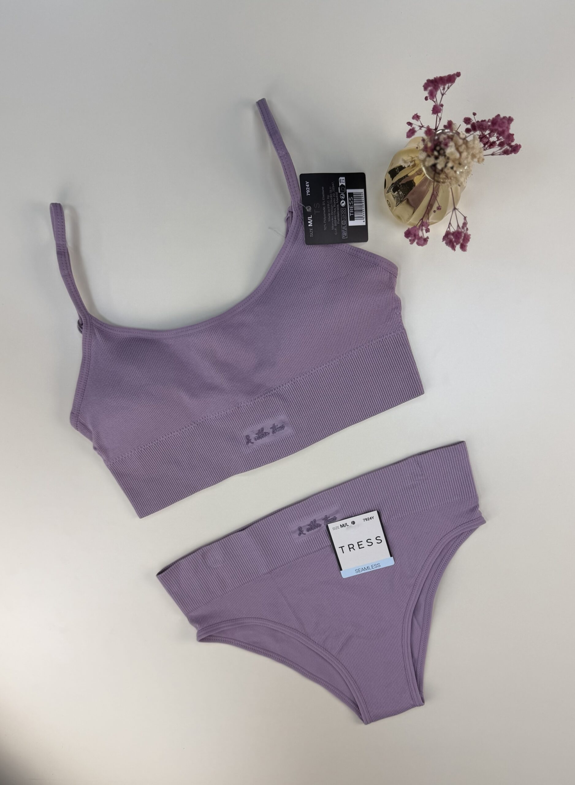 Ensemble 2pcs Tress "Mauve"
