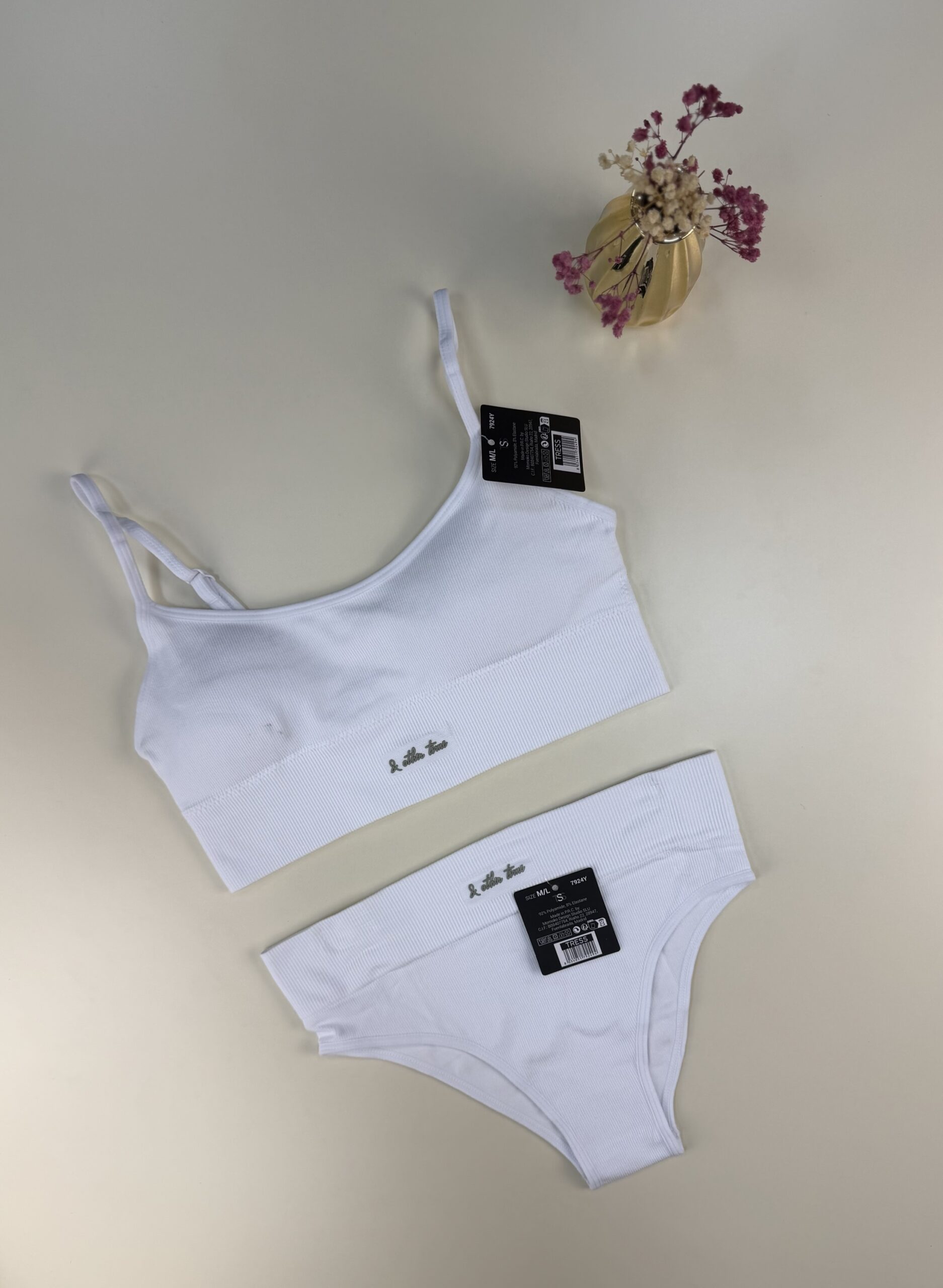 Ensemble 2pcs Tress "Blanc"