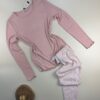 Pyjama haut manche longue " Rose "