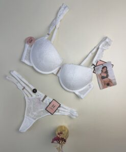 Ensemble 2pcs H push up "Blanc"
