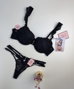 Ensemble 2pcs H push up "Noir"