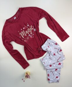 Pyjama Manche Longue Magic "Rouge"