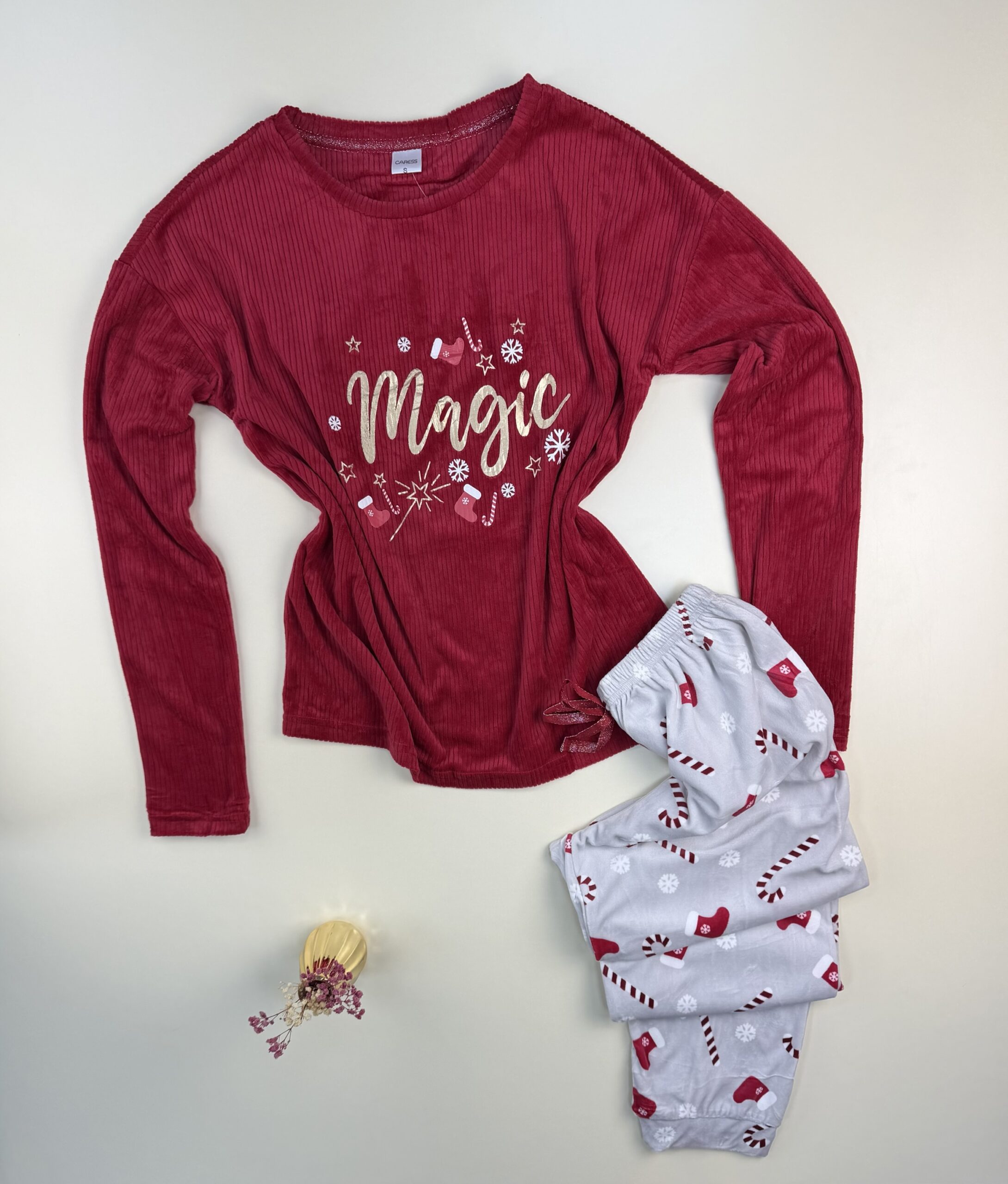 Pyjama Manche Longue Magic "Rouge" – Image 3