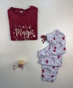 Alternative view of Pyjama Manche Longue Magic "Rouge"
