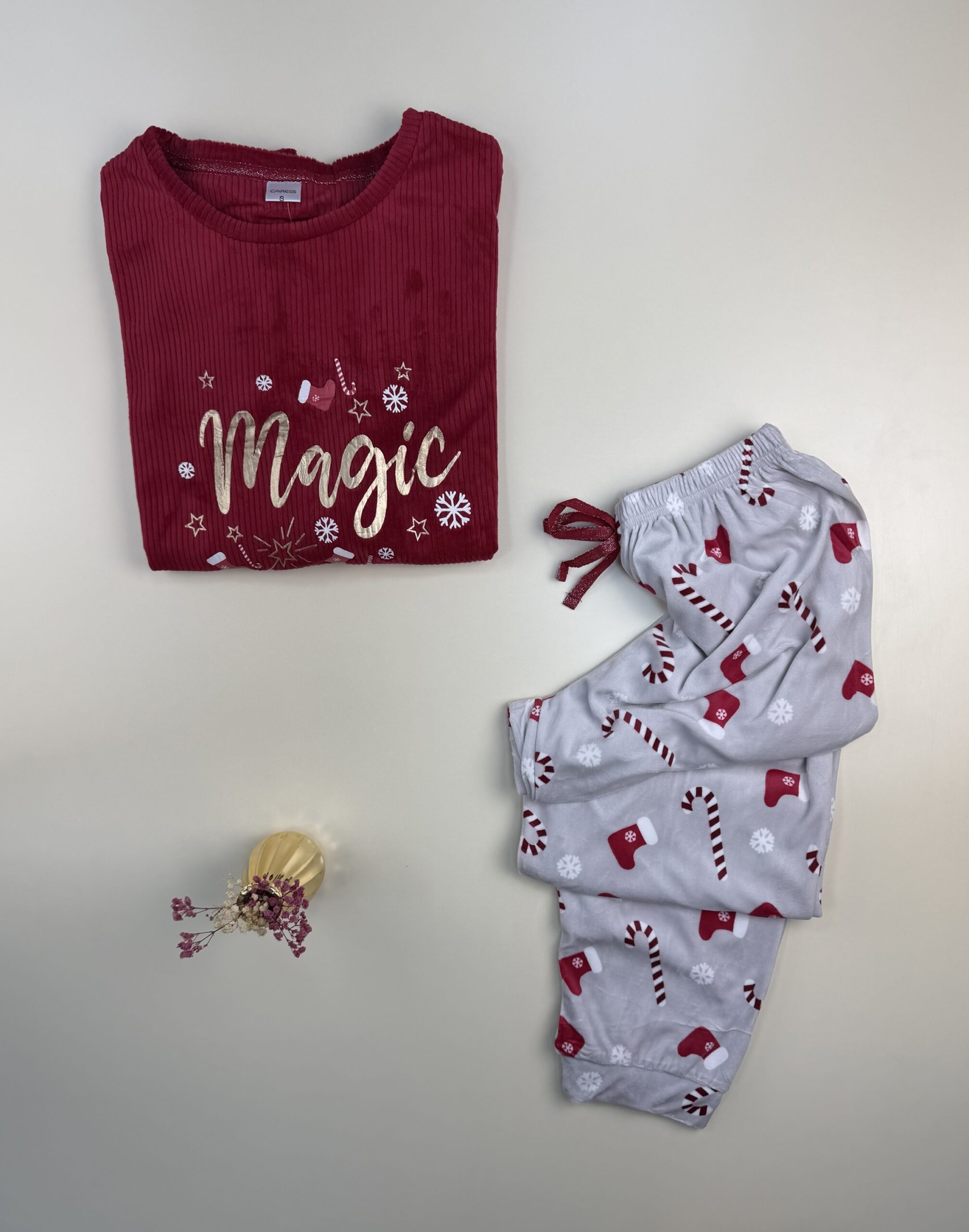 Pyjama Manche Longue Magic "Rouge" – Image 2