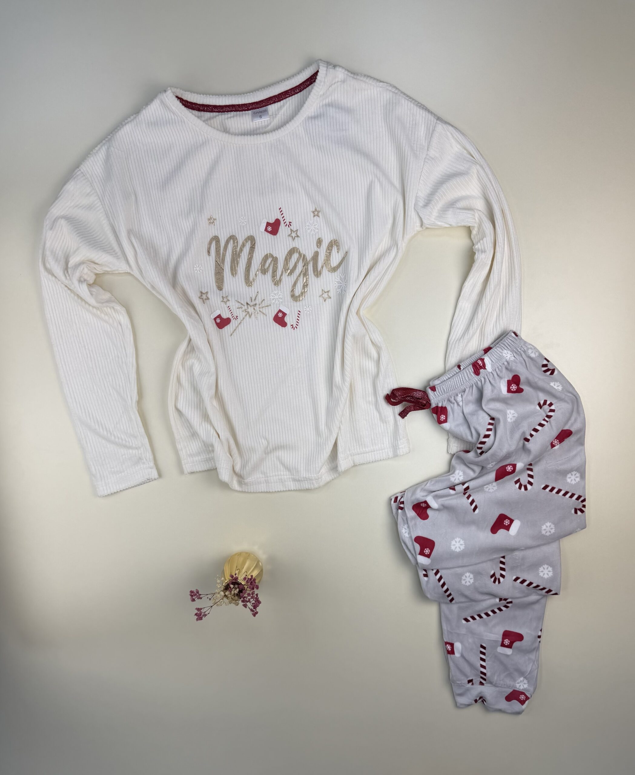 Pyjama Manche Longue Magic "Blanc cassé" – Image 3