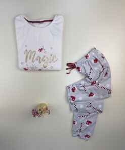 Alternative view of Pyjama Manche Longue Magic "Blanc cassé"