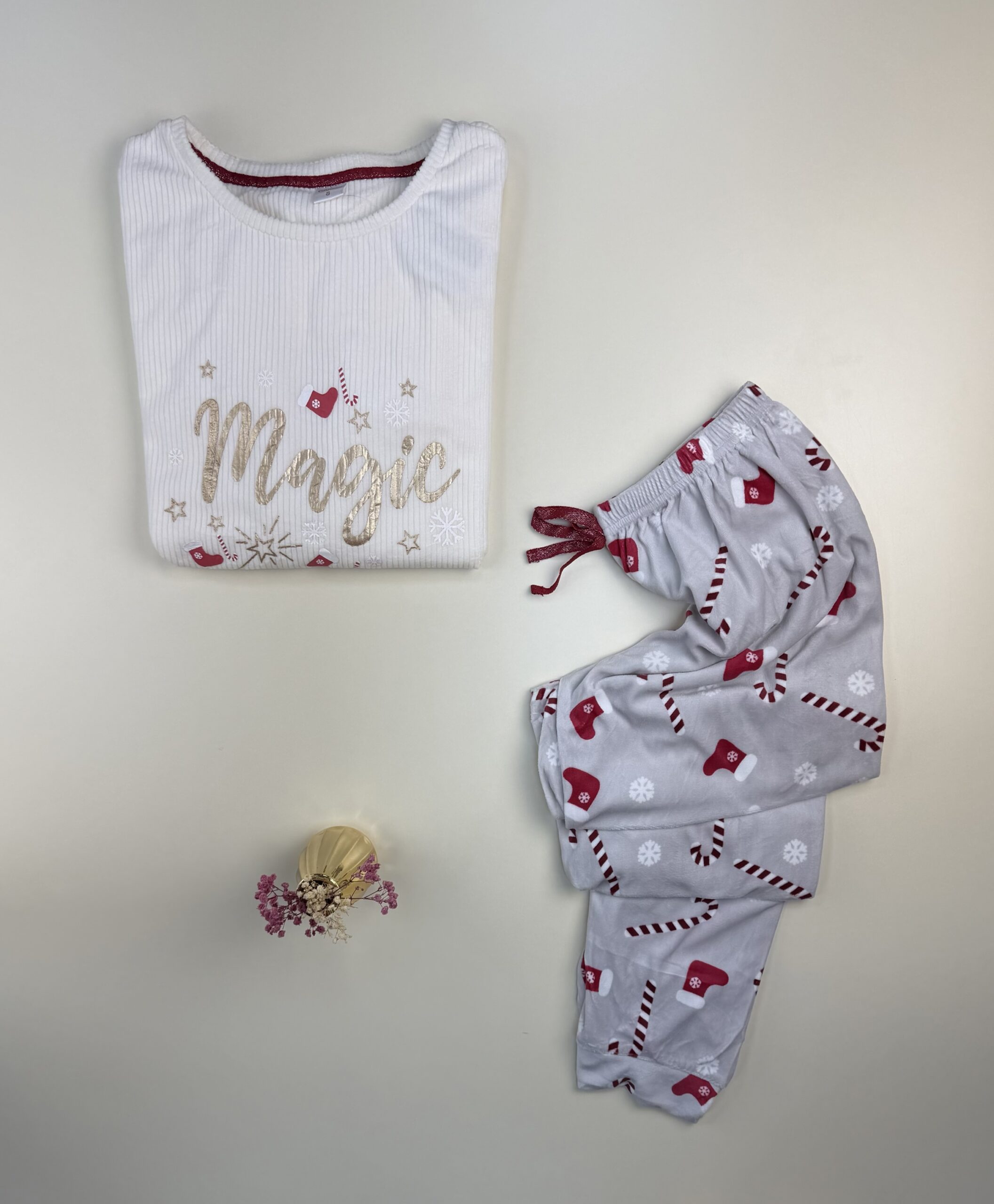 Pyjama Manche Longue Magic "Blanc cassé" – Image 2