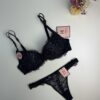 Ensemble 2pcs H Push up " Noir "