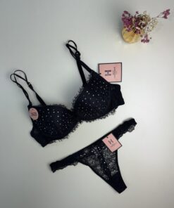 Ensemble 2pcs H Push up " Noir "