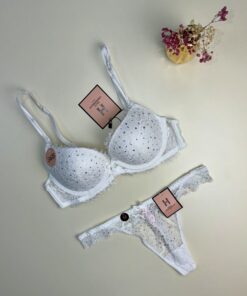 Ensemble 2pcs H Push up " Blanc "