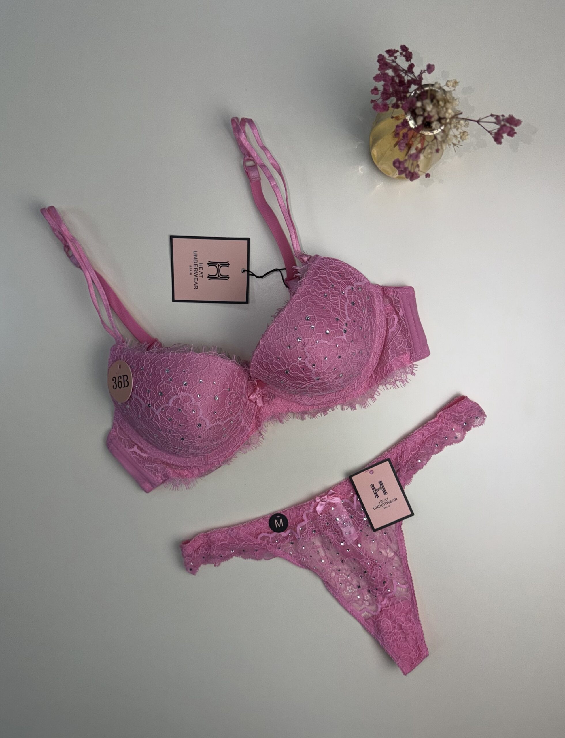 Ensemble 2pcs H Push up " Rose "