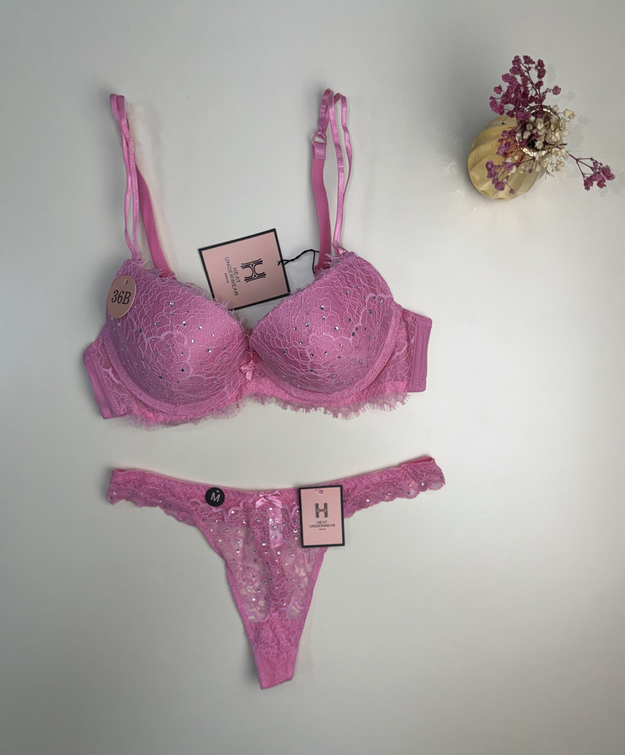 Ensemble 2pcs H Push up " Rose " – Image 2