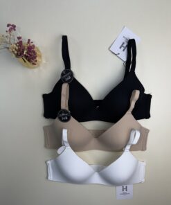 Alternative view of Pack de 3 soutiens gorge "Nude, Noir, Blanc"