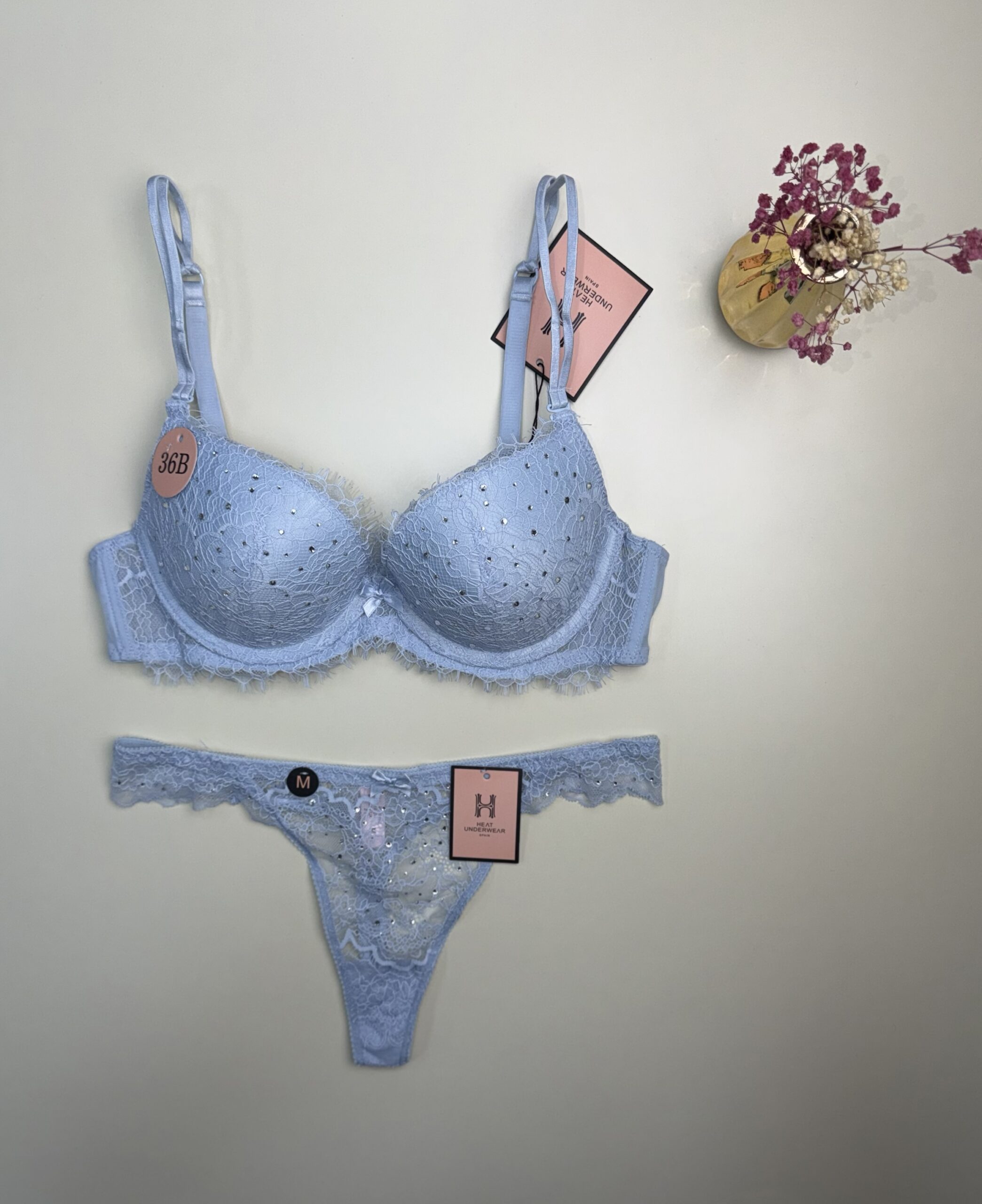 Ensemble 2pcs H Push up " Bleu " – Image 4