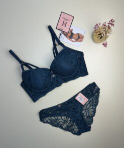 Ensemble 2pcs H Push up " Bleu/vert "