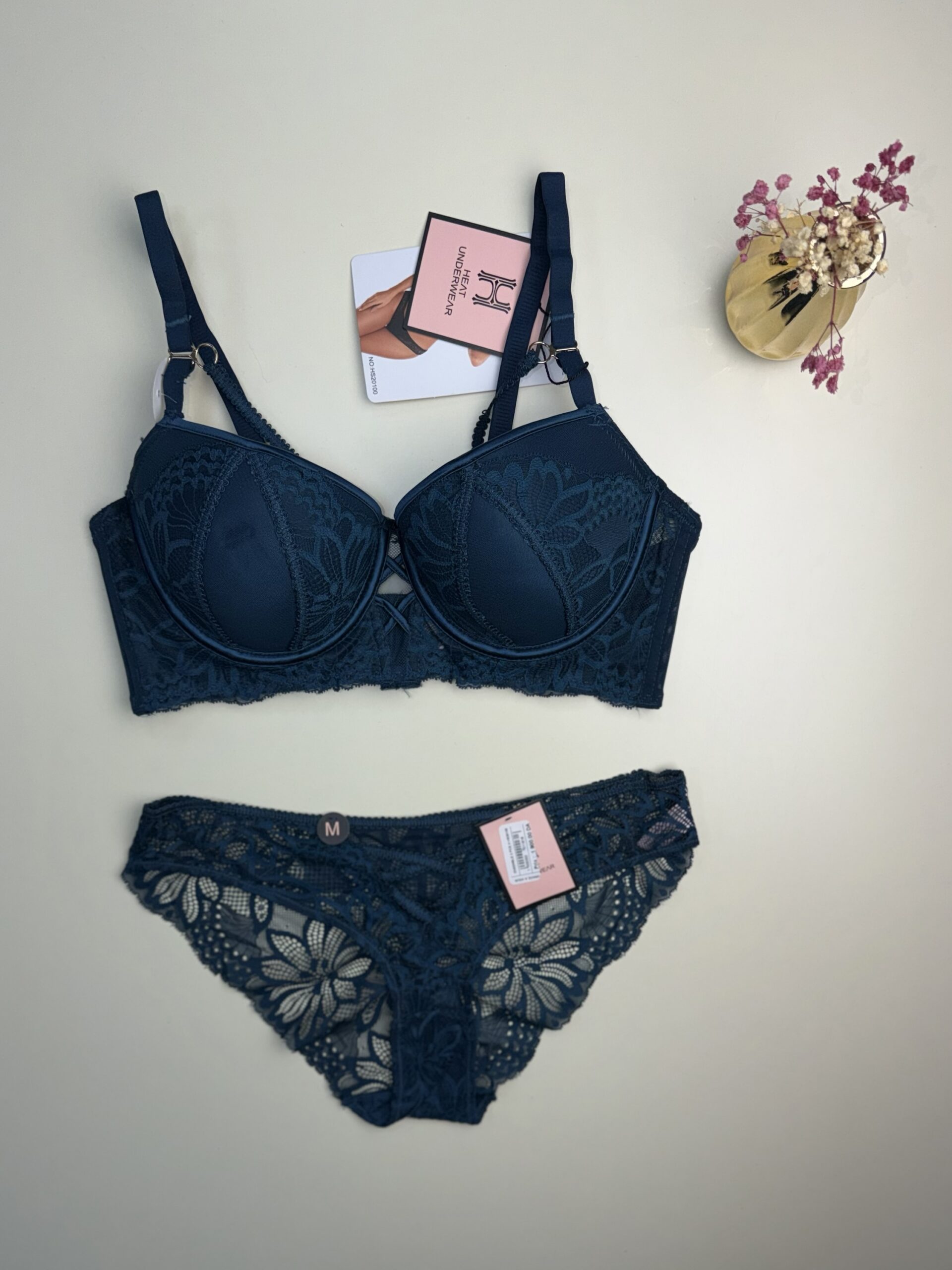 Ensemble 2pcs H Push up " Bleu/vert " – Image 3