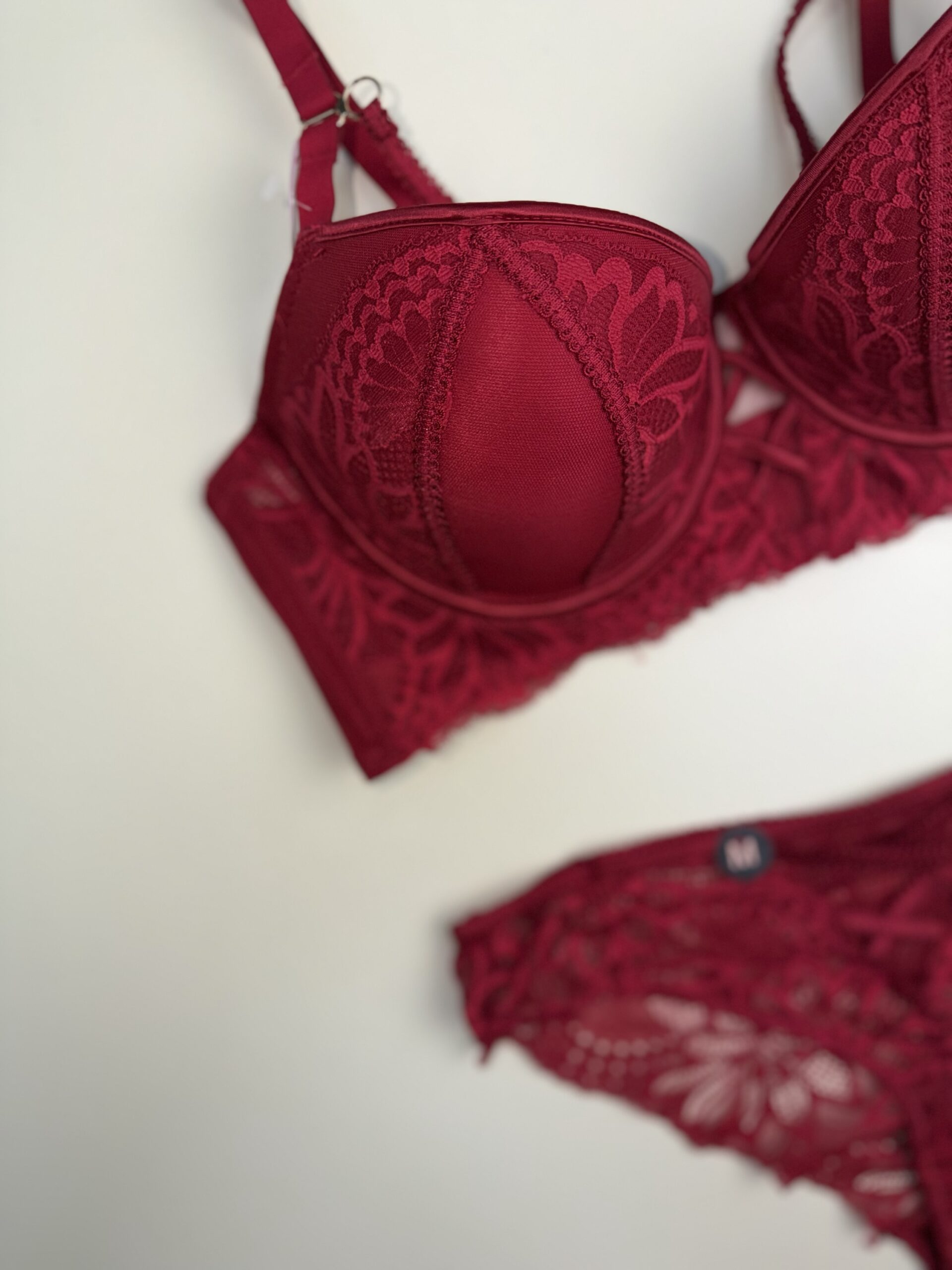 Ensemble 2pcs H Push up " Bordeaux " – Image 2