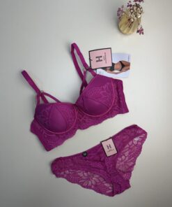 Ensemble 2pcs H Push up " Fushia "