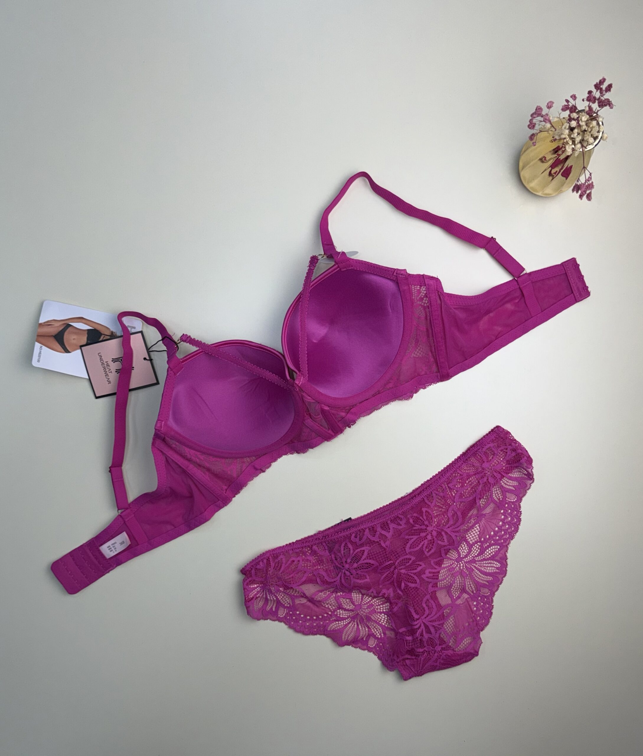 Ensemble 2pcs H Push up " Fushia " – Image 3