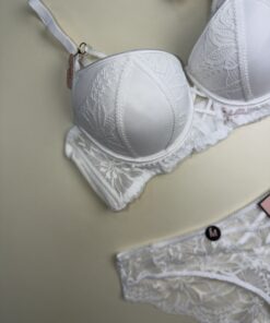 Alternative view of Ensemble 2pcs H Push up " Blanc "