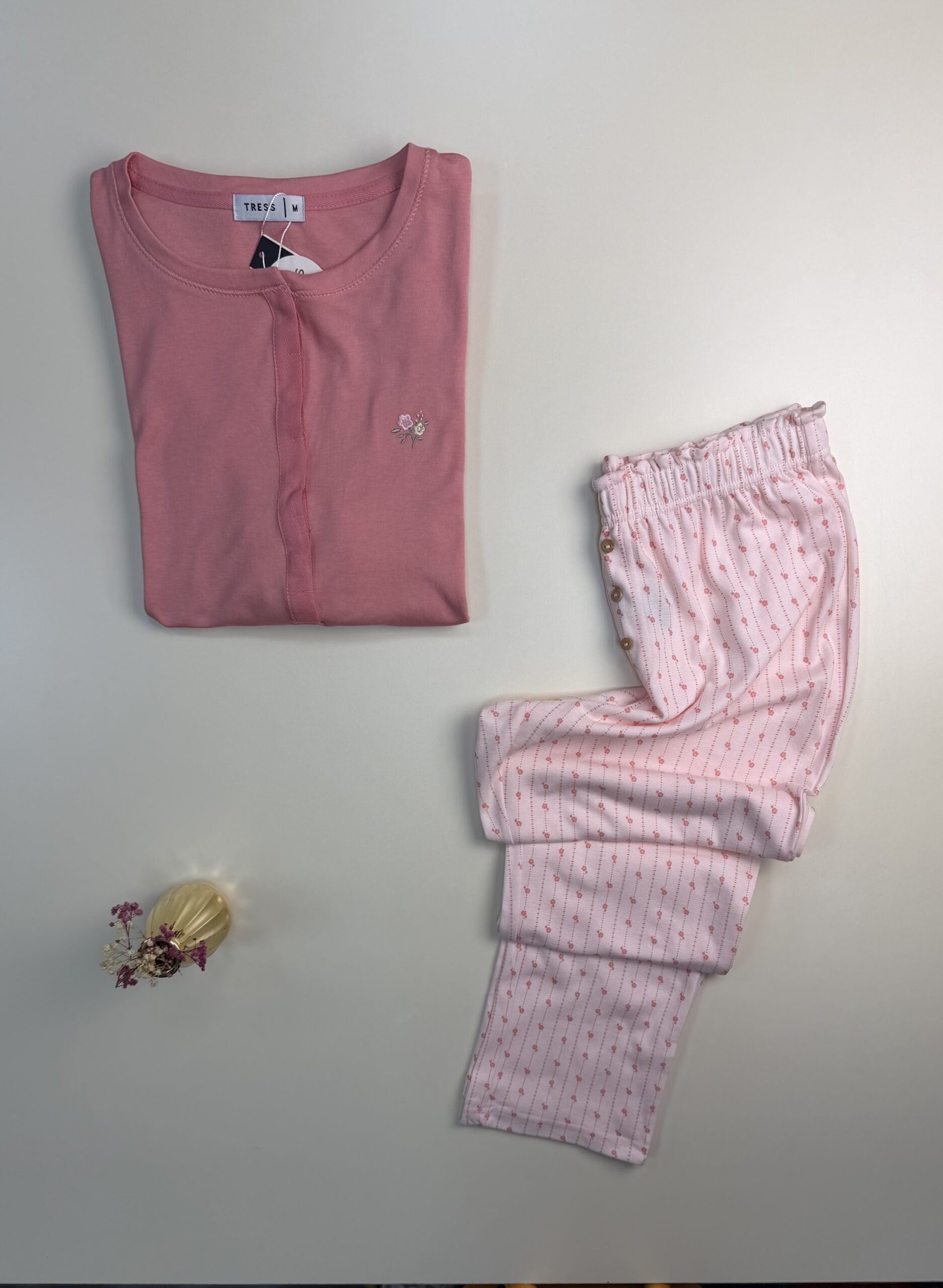 Pyjama Manche Longue "Rose" – Image 2