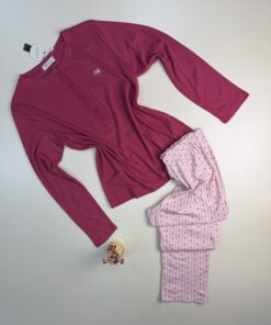 Pyjama Manche Longue "Fushia"