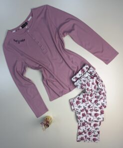 Pyjama Manche Longue "Rose"