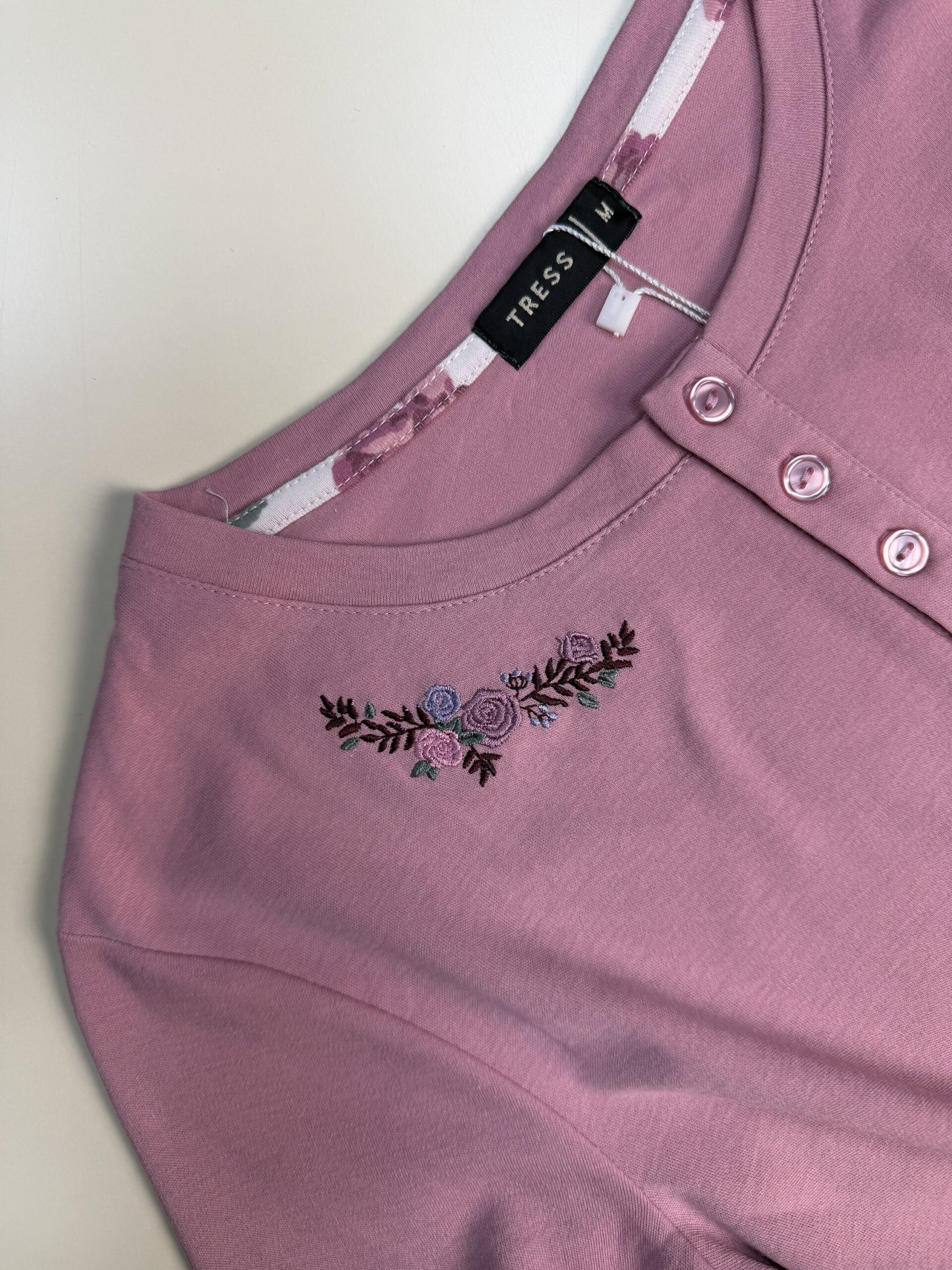 Pyjama Manche Longue "Rose" – Image 3